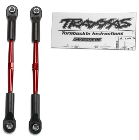 Turnbuckles, Red, Toe Link, 61mm (2): 2336X