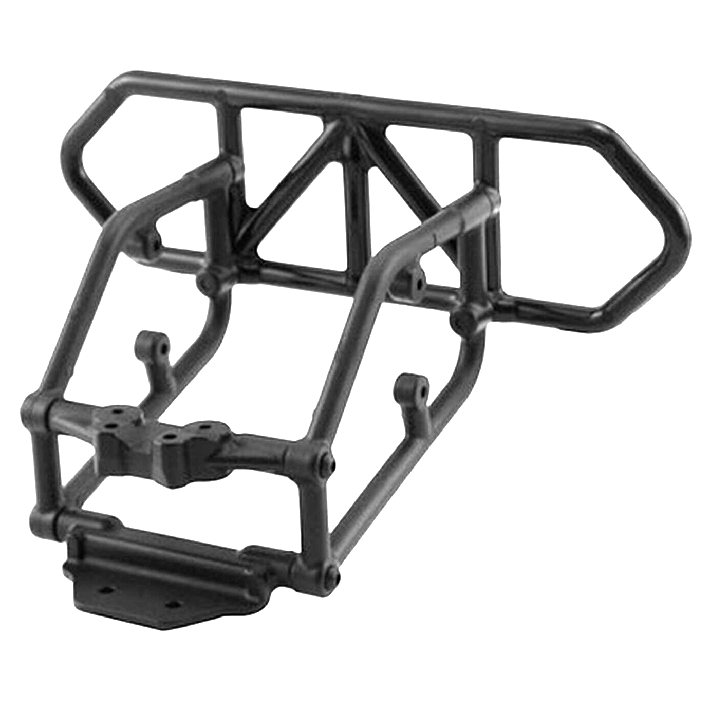 Rear Bumper, Black: Slash 4x4
