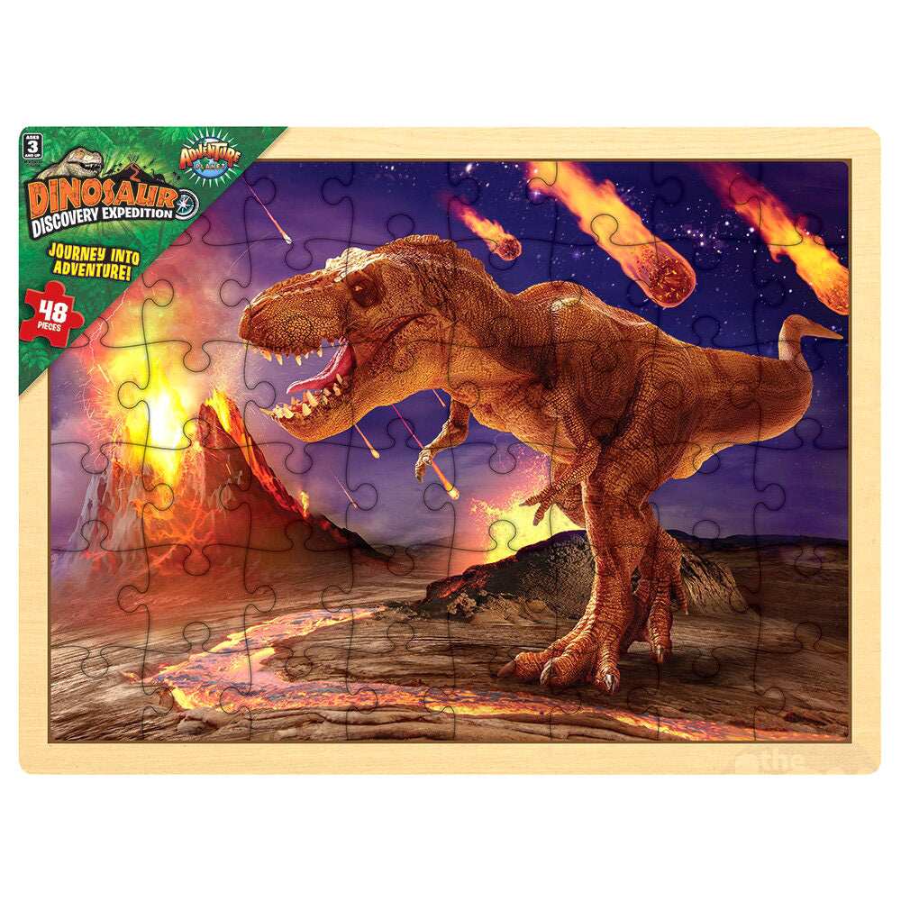 15.75" x 11.75" 48PC Dinosaur Puzzle