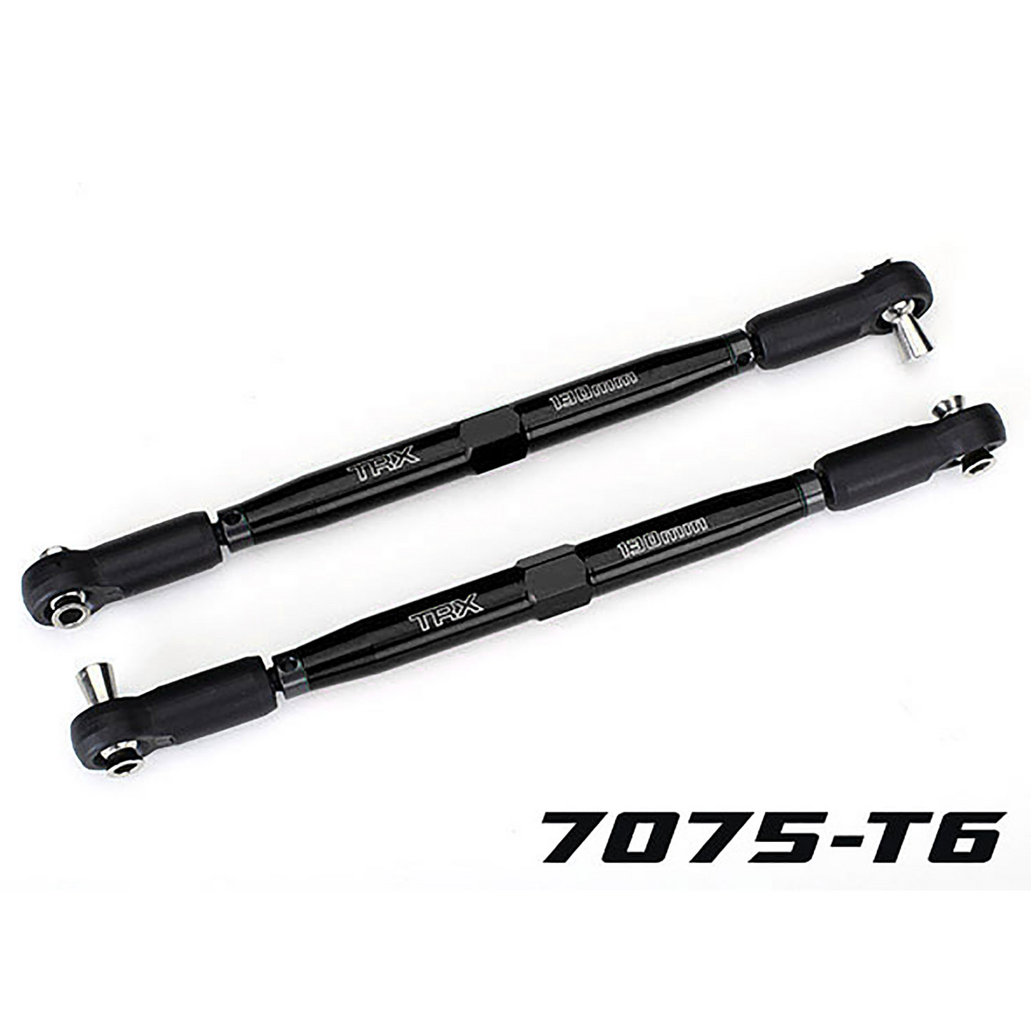 TUBES 157 mm Black (7075-T6 Aluminum) Toe Links (2):7748-Blk