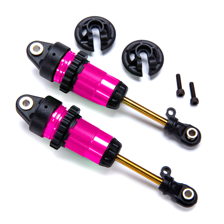 GTR Long Pink Shocks (2) w/o Spring: 7461-PINK