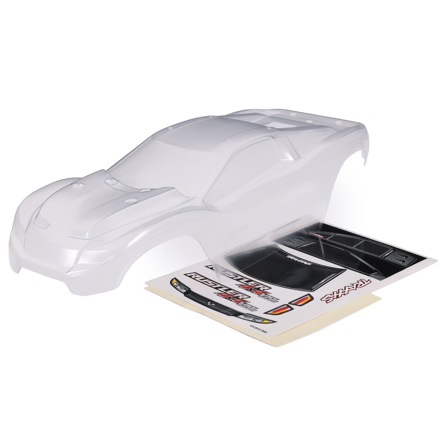 Rustler 4X4 Clipless Clear Body: 6740