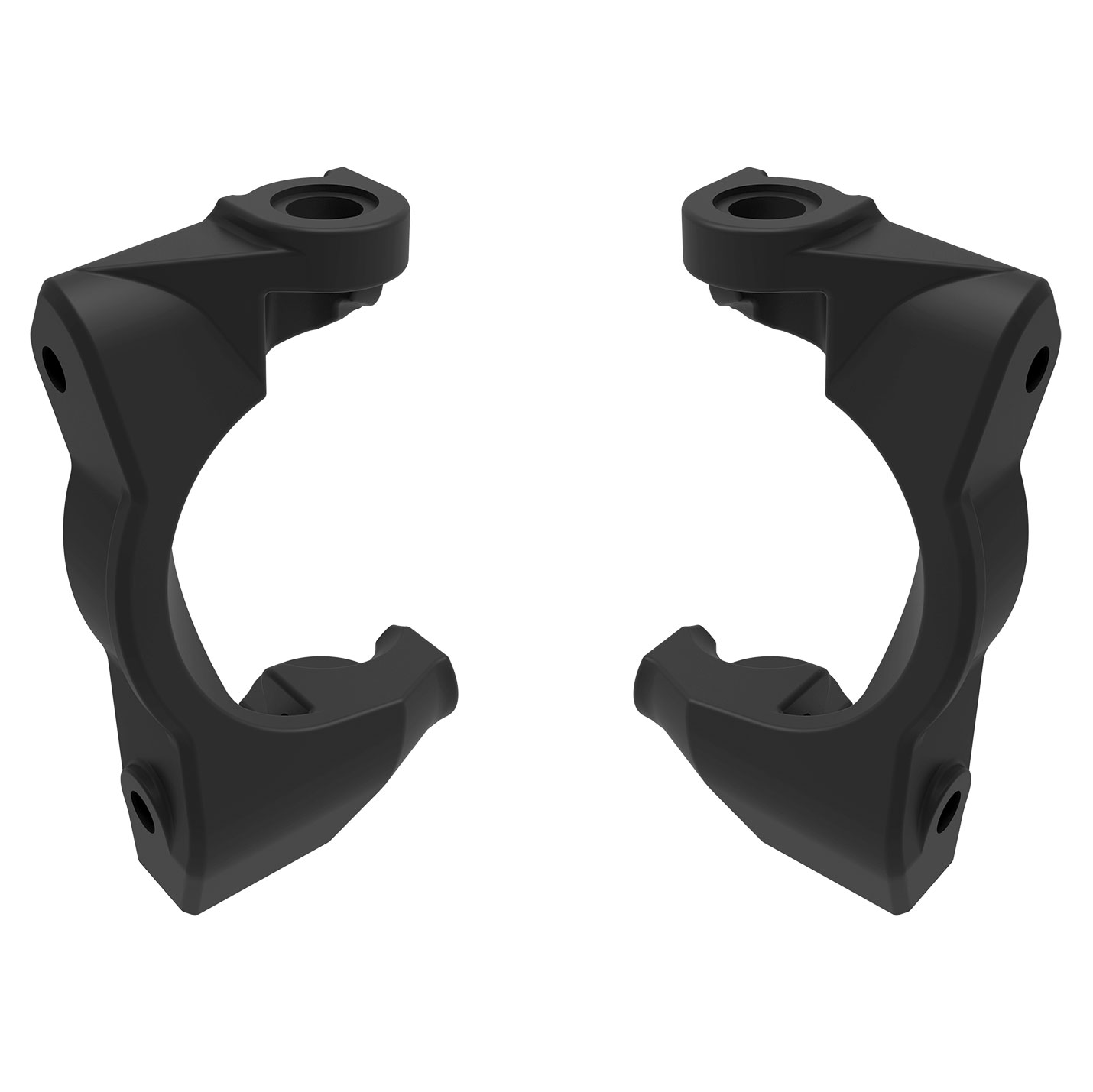 Black Caster Blocks (L&R): 10732-BLK