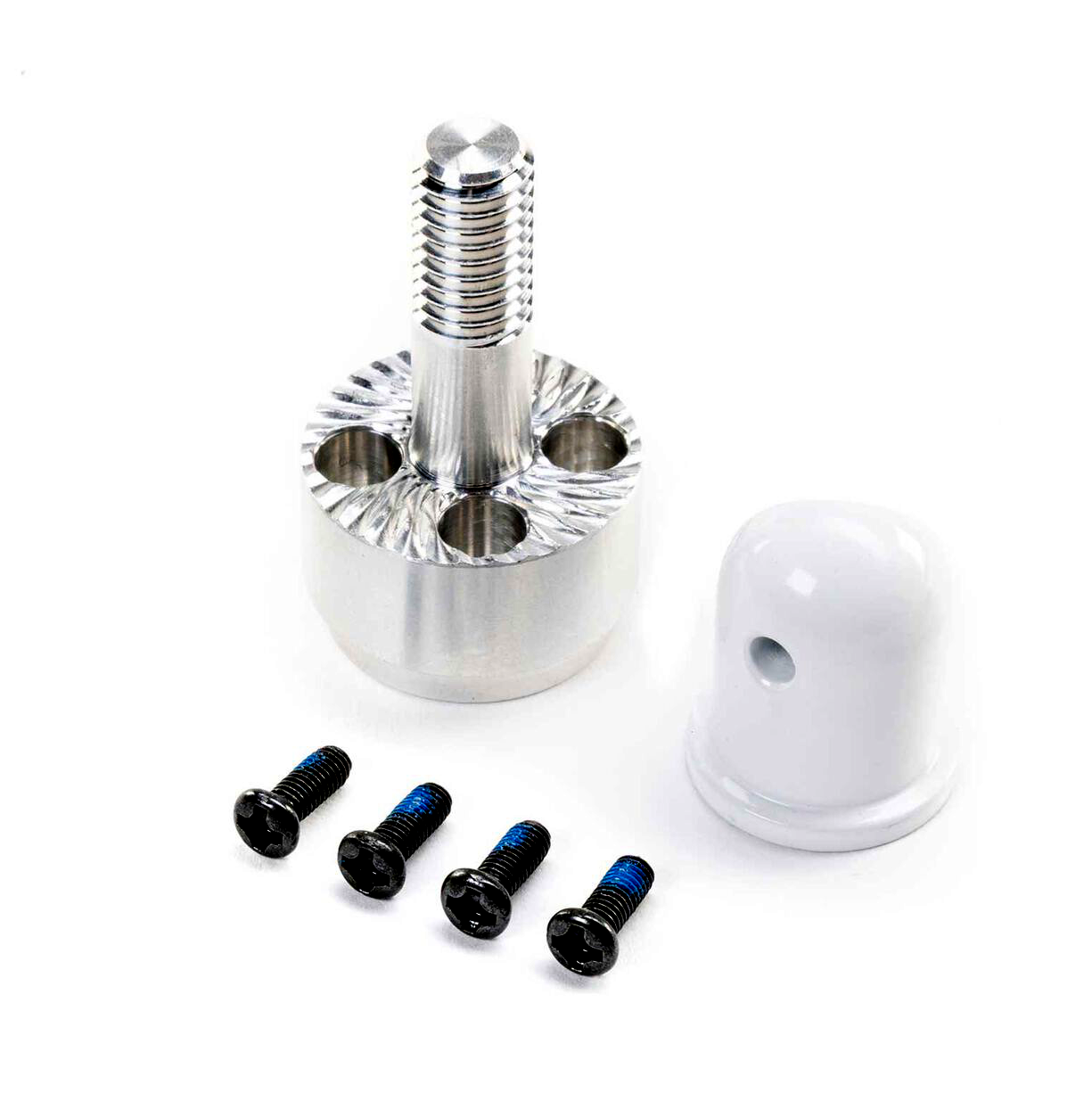 Prop Adapter & Spinner Nut: (White): RC-45J 1.5m