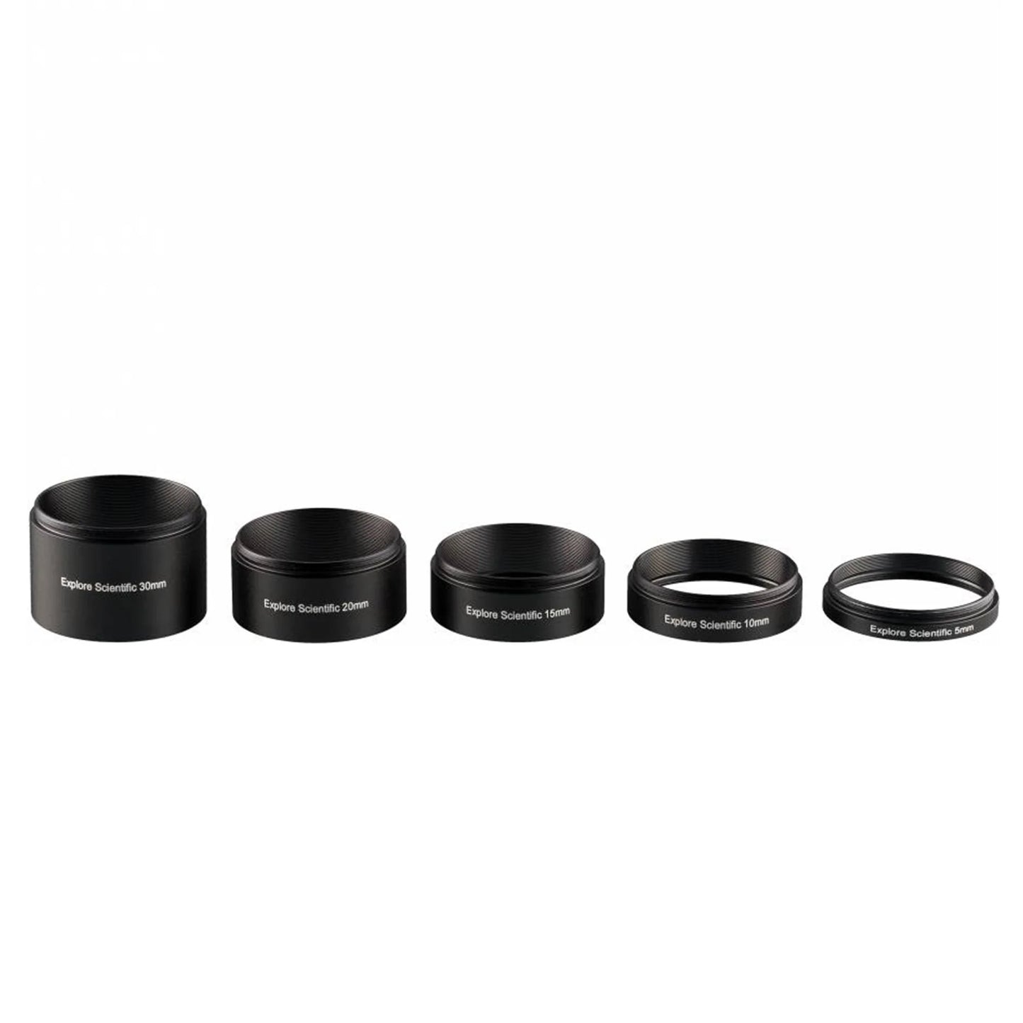 Extension Ring Set M48x0.75 (30, 20, 15, 10 and 5 mm)