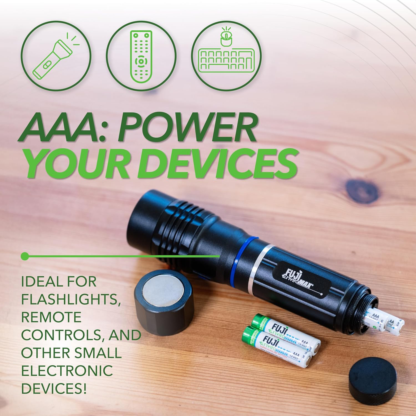 1 Cell Enviromax AAA Alkaline Battery (4)