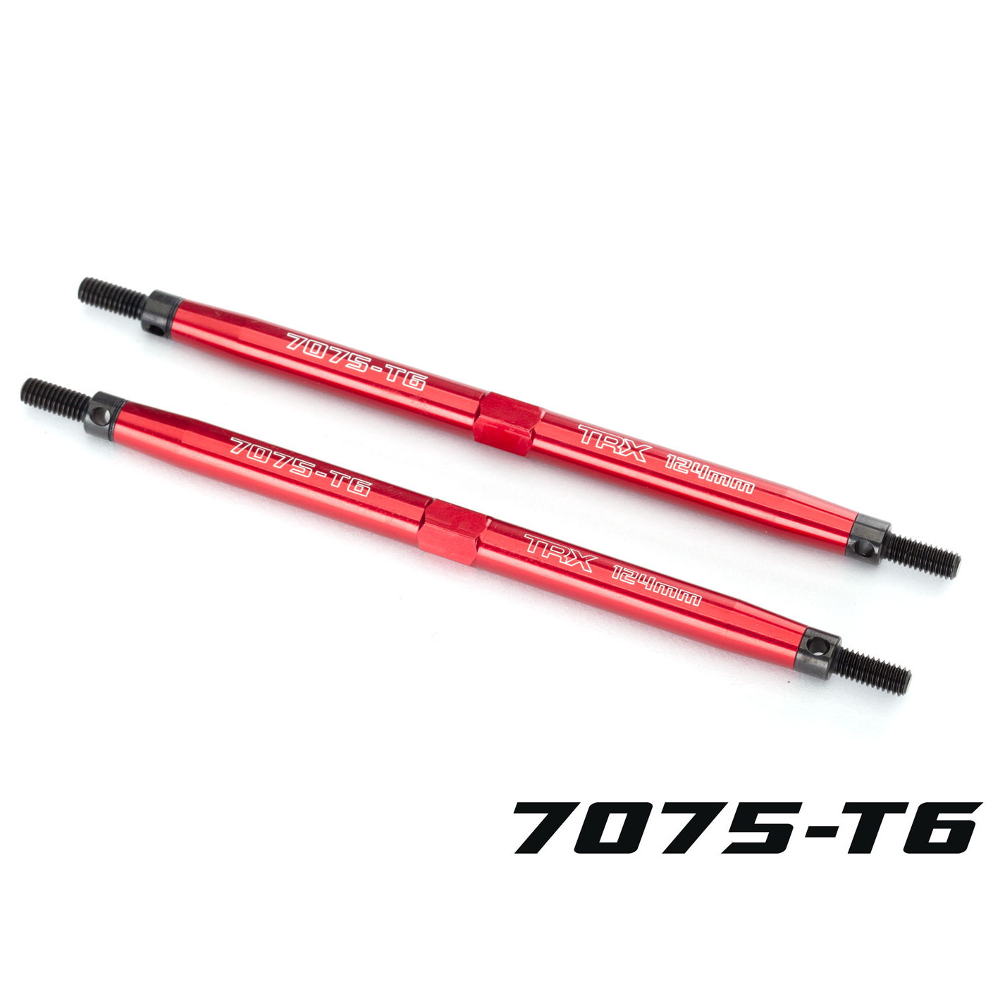 Aluminum Toe Links Rear Tubes, Red (2): Maxx®