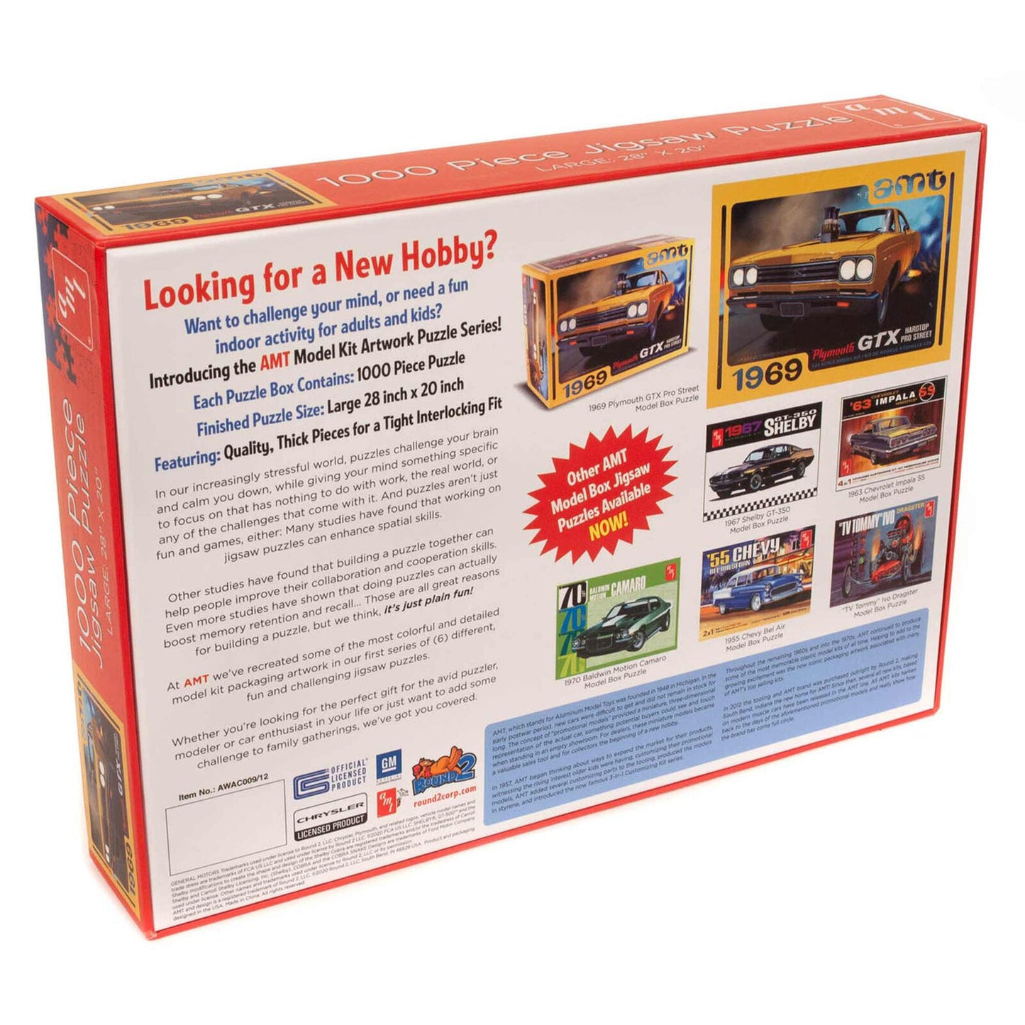 1969 Plymouth GTX Hardtop PS 1,000 pc Jigsaw Puzzle