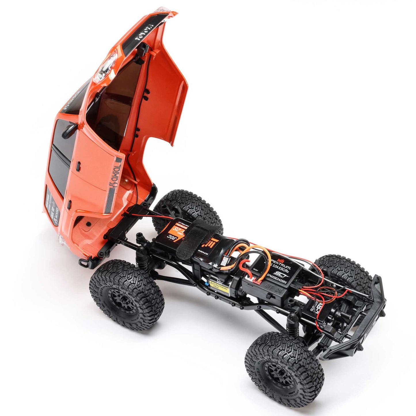 1/24 SCX24 Toyota 4 Runner 4X4 RTR Rock Crawler (Battery & Charger Included), Orange