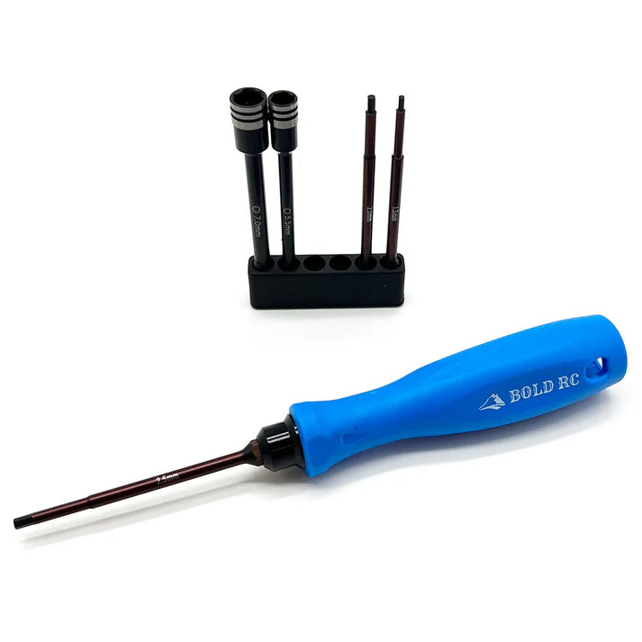 1/10th Tool Set, 1/4" Quick Drive Hex & Nut Driver 5 Piece Set