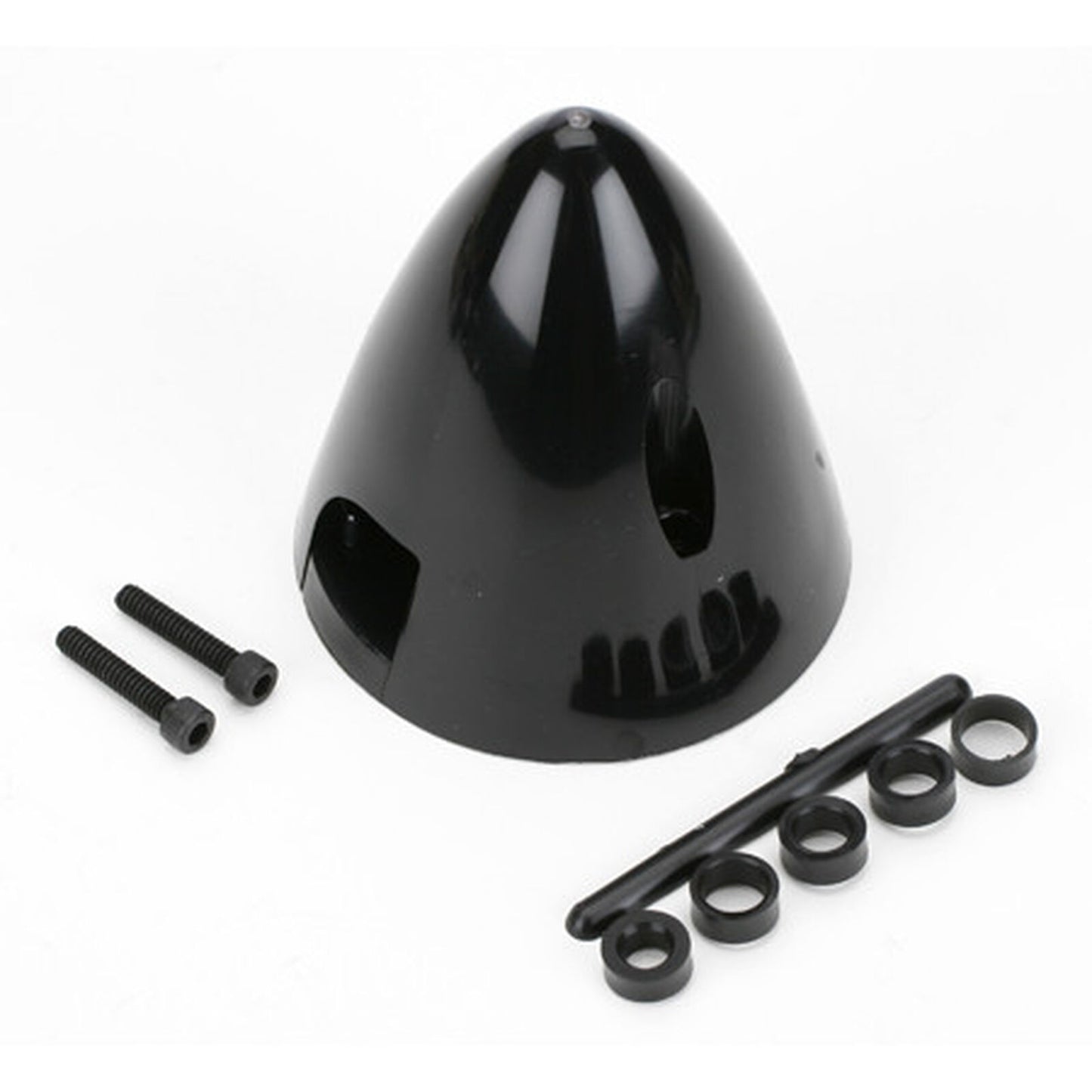 Spinner, 4 Pin, 2-1/4", Black