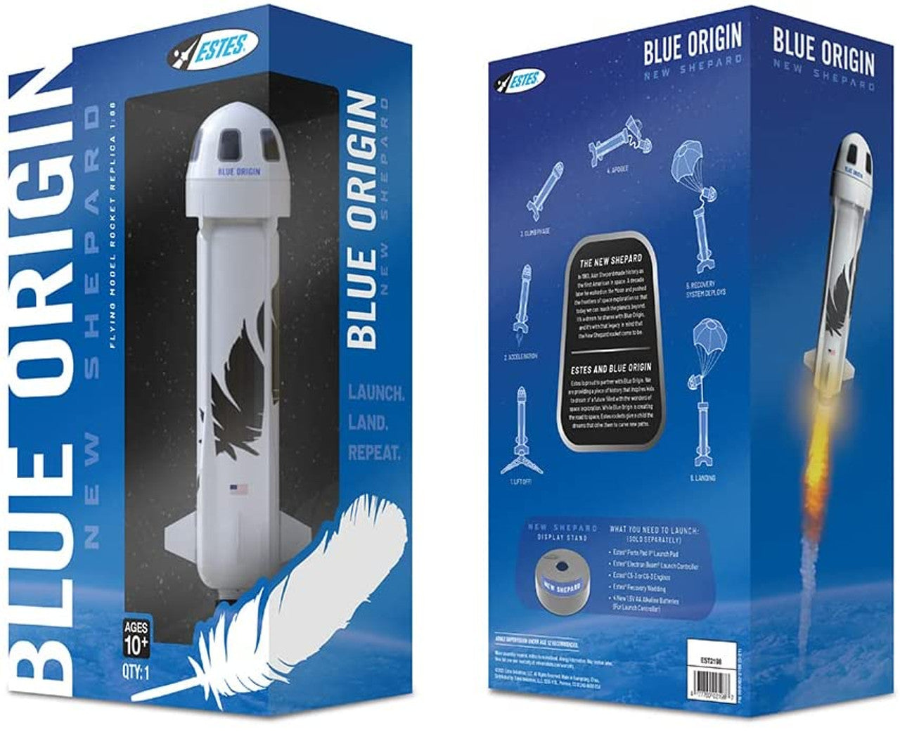 Blue Origin New Shepard Model Rocket