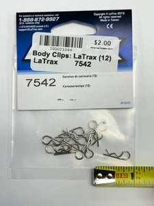 Body Clips: LaTrax (12): 7542