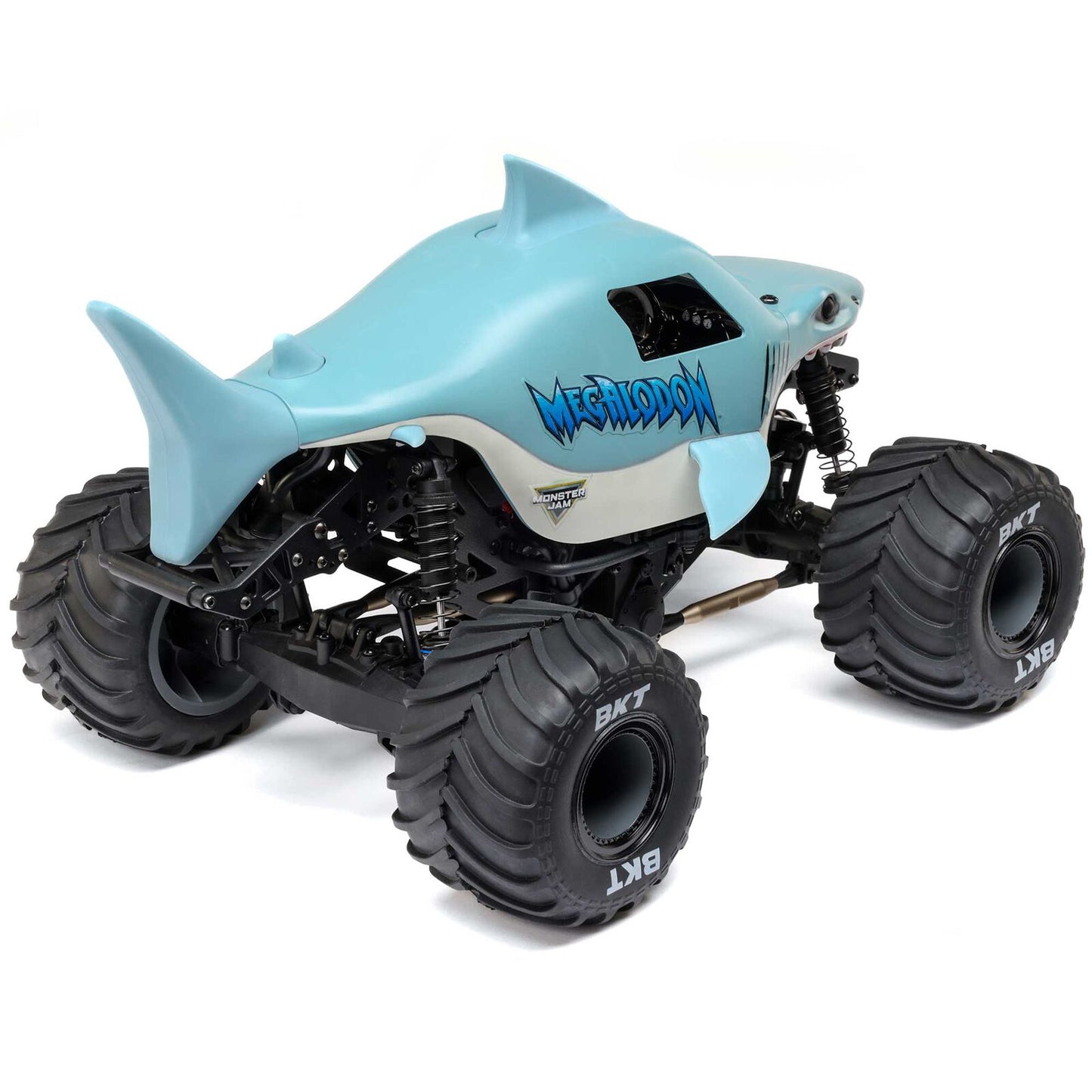 1/18 Mini LMT Megalodon 2S 4X4 RTR Monster Truck (Battery & Charger Included), Blue :LOS01026T3