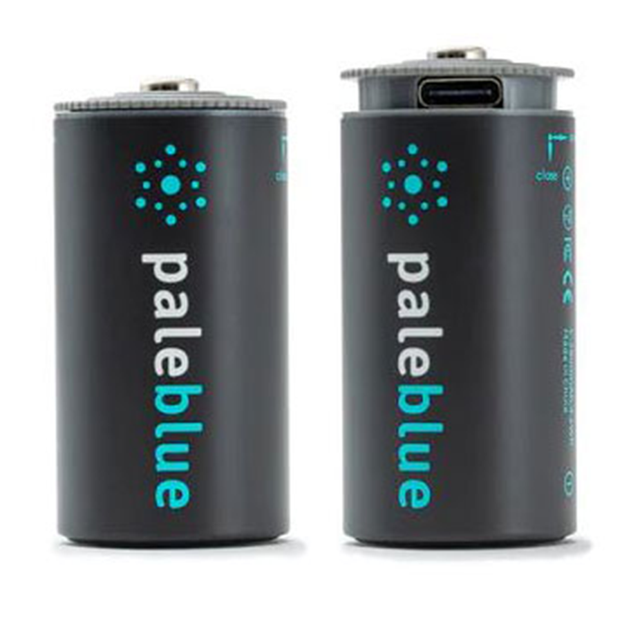 Pale Blue Lithium Ion Rechargeable C  Batteries 2pk