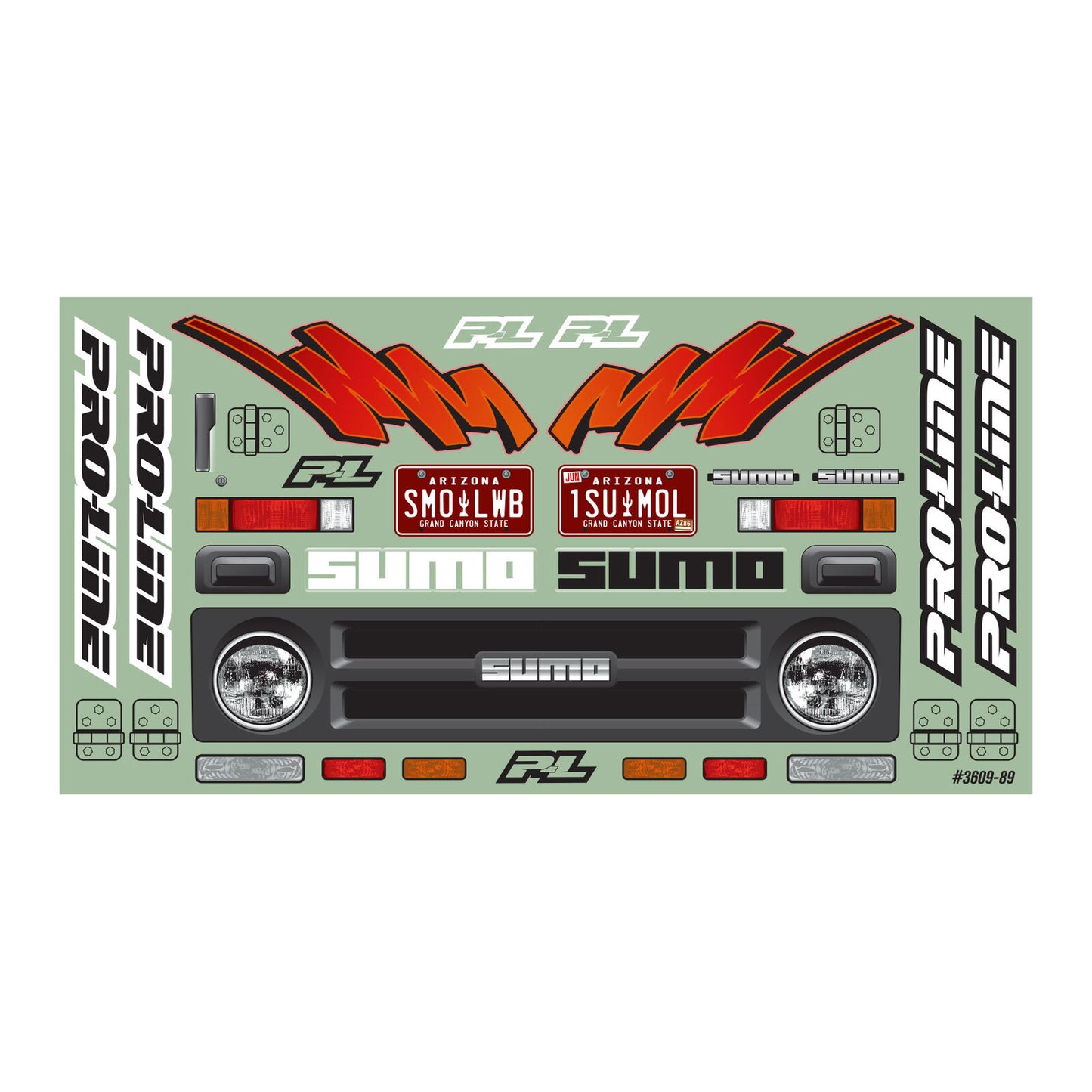 1/10 Sumo L Clear Body 12.3 Wheelbase Crawlers : PRO360900