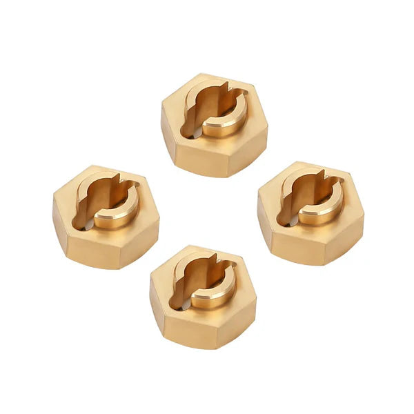 7mm Brass Wheel Hub Extenders SCX24 3mm(+0mm)