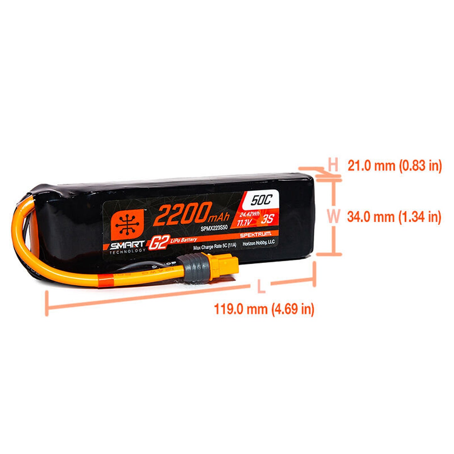3S Smart G2 PowerStage Air Bundle: 3S 2200mAh LiPo Battery / S155 Charger