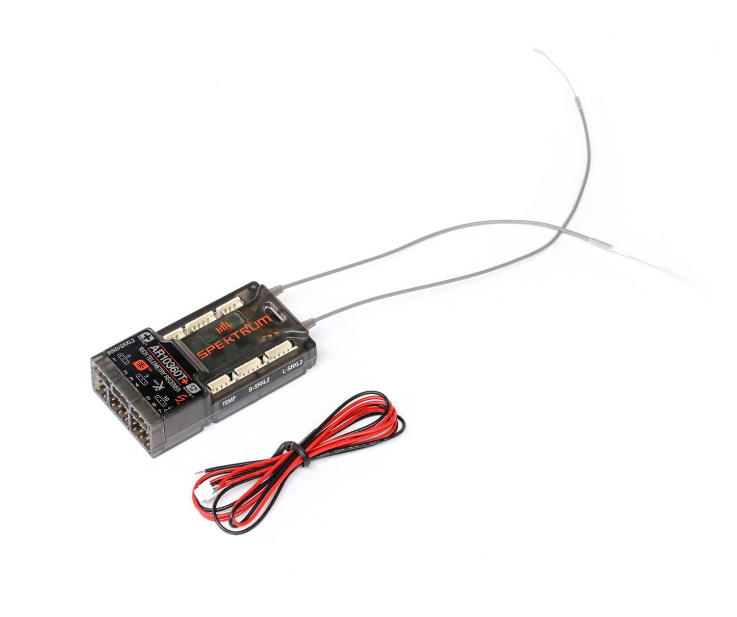 AR10360T+ 10-Channel SAFE & AS3X Telemetry Receiver