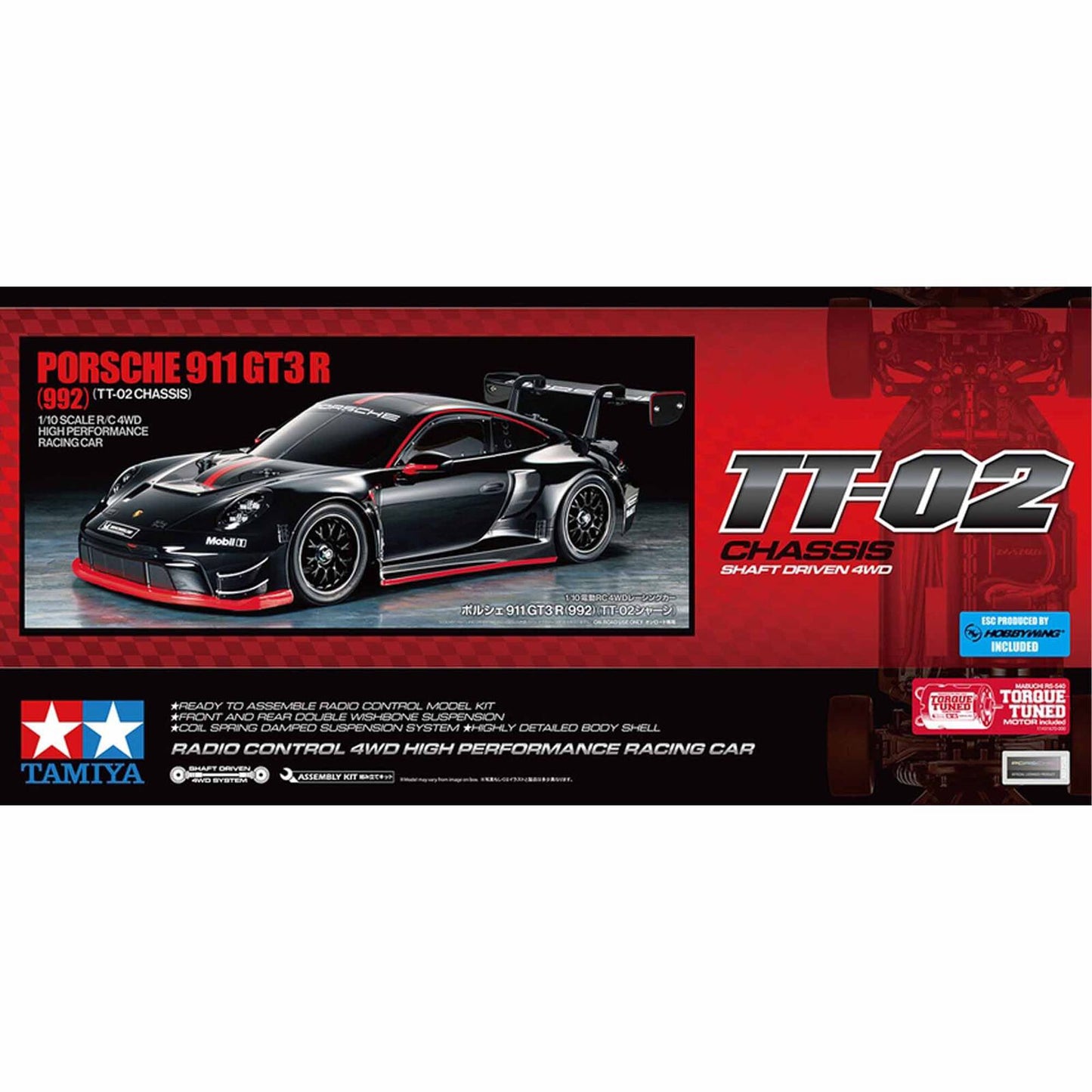 1/10 R/C Porsche 911 GT3 R (992) (TT-02)