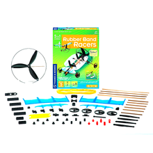 Load image into Gallery viewer, Rubberband Racers 5-in-1 STEM Experiment Kit
