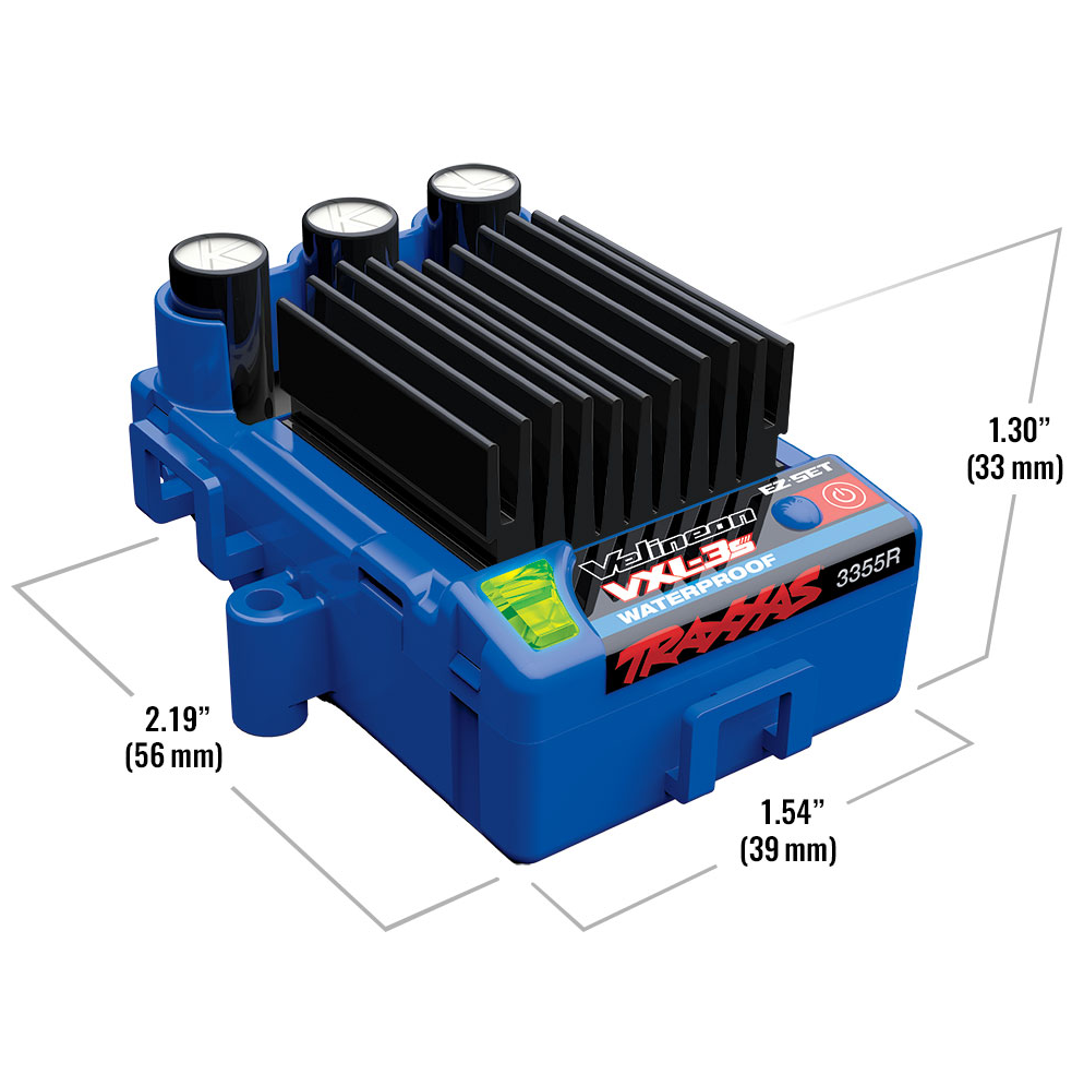 Velineon VXL-3S Brushless Power System Waterproof: 3350R