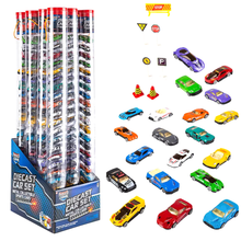 Load image into Gallery viewer, Die-Cast Car Tube Set 1:64 Scale
