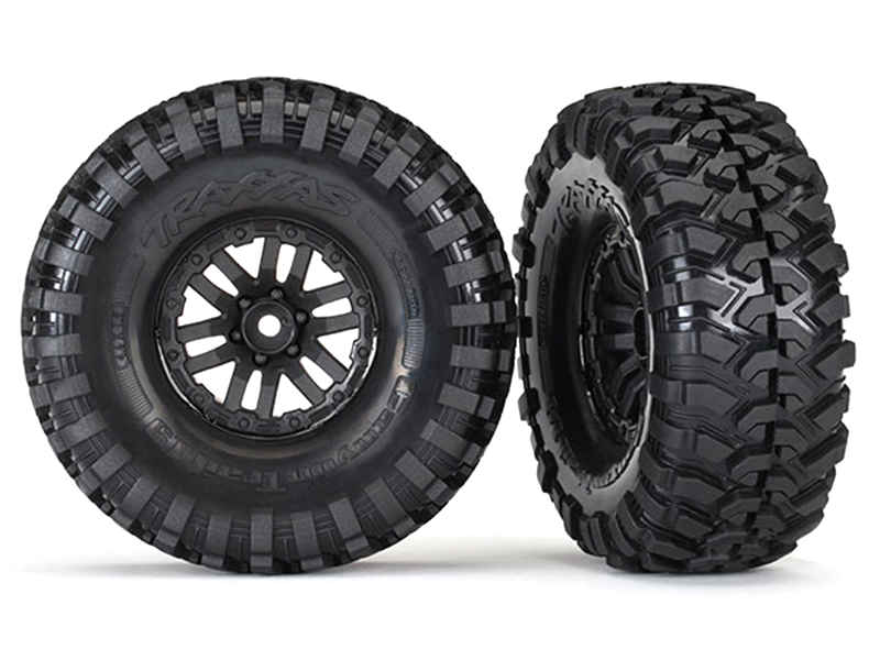 Canyon Tires and Wheels, Assembled, Glued TRX-4 (2): F/R