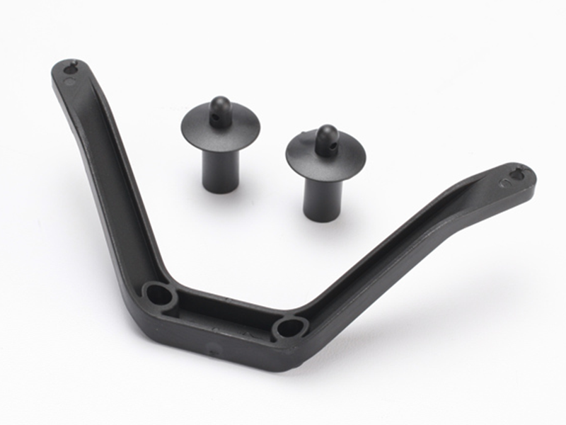 Body Mount (1)/ Body Mount Post (2) (Front): 6715