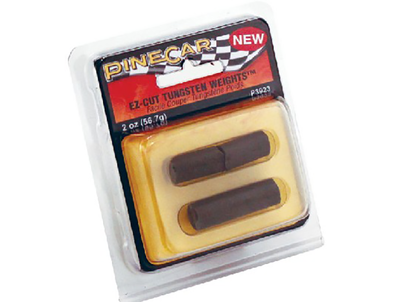 Pine Car EZCut Tungsten Cylinder Weights (2) (Total 2oz.)