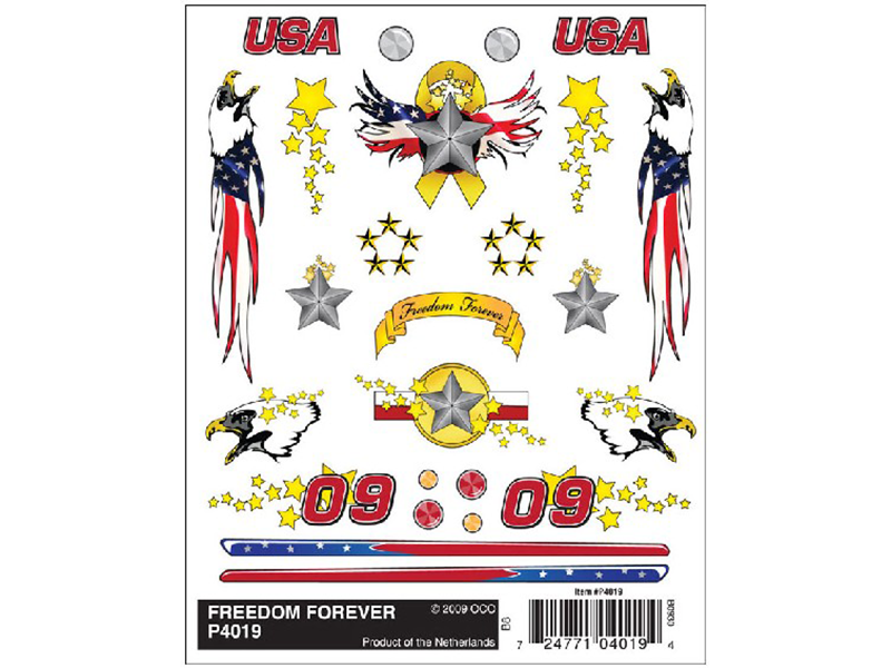 Pine Car Dry Transfer Freedom Forever