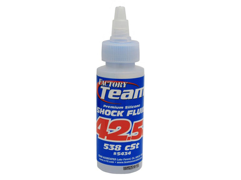 Factory Team Silicone Shock Fluid, 42.5Wt (538 cSt) 2oz