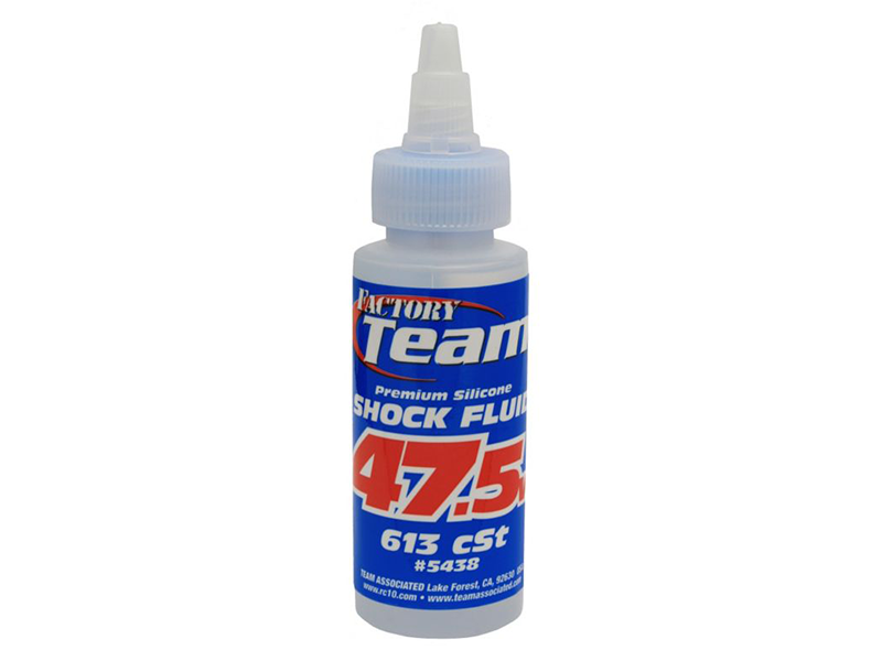 Factory Team Silicone Shock Fluid, 47.5Wt (613 cSt) 2oz