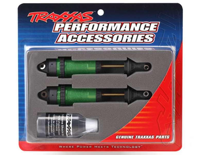 GTR xxLong Green Shocks (2) w/o Springs: 7462G