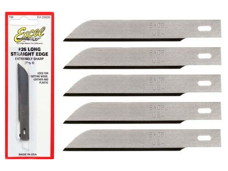 #26 Long Edge Blades 3" (5)