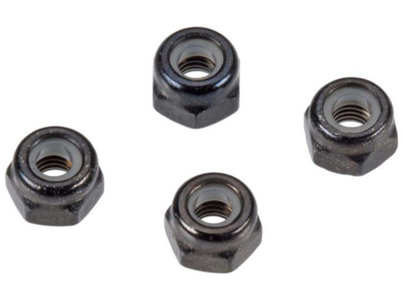 Nylon Nut M3mm (4): ARAC9818