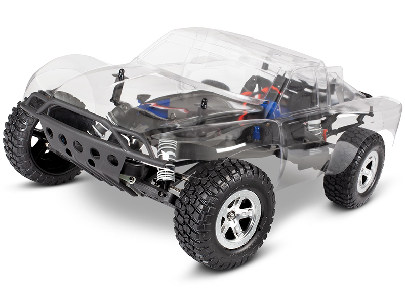 1/10 Slash, 2WD, Unassembled Kit w/Clear Body:  (Requires battery & charger)