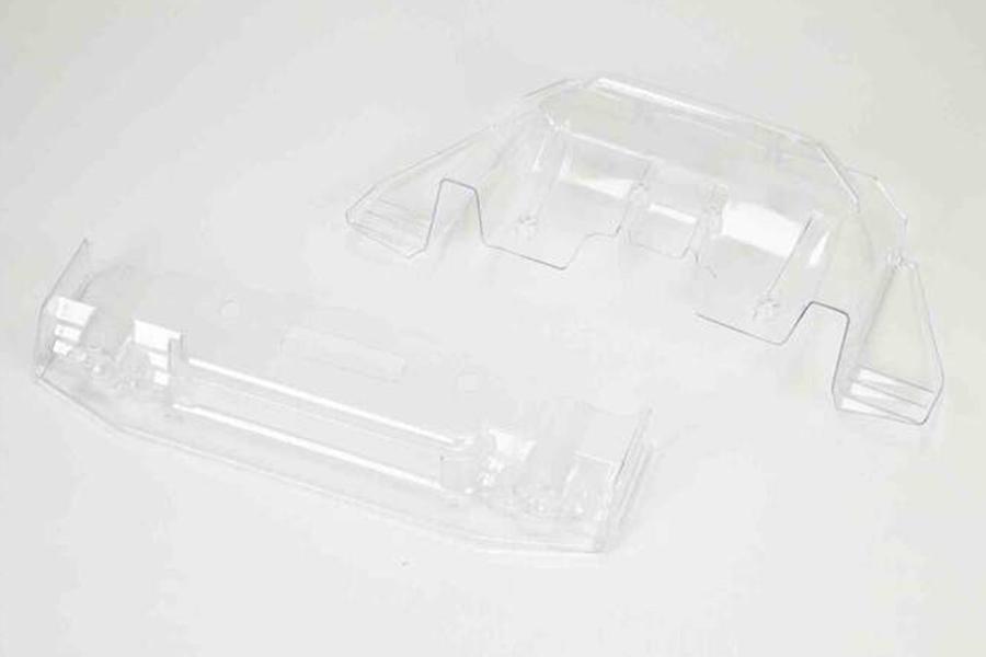 Felony 6S Trimmed Splitter and Diffuser (Clear): ARA410012