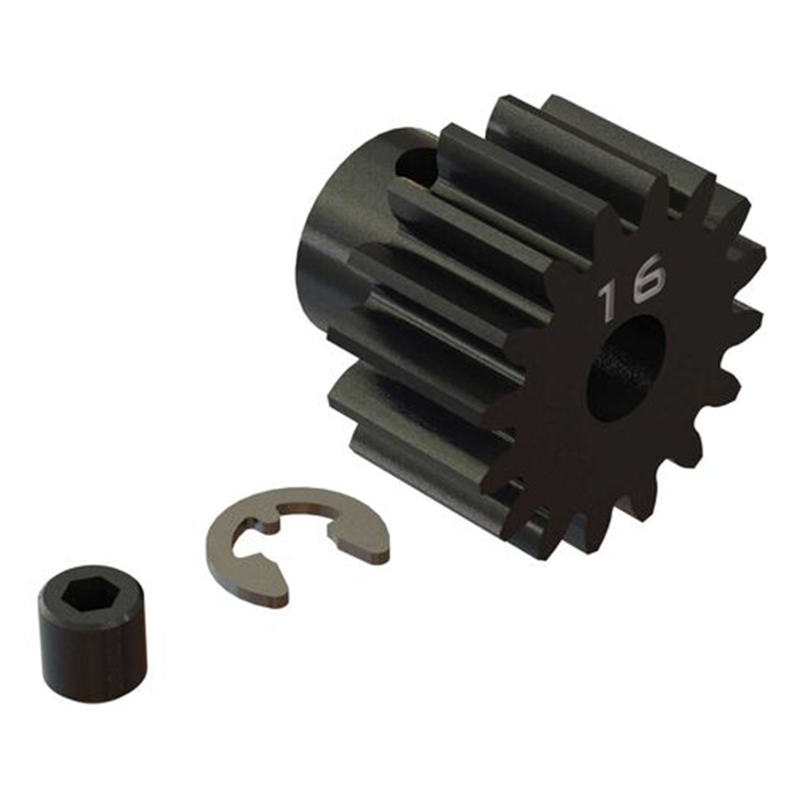 Pinion Gear, 16T HD Mod1 Safe-D5: ARA310963