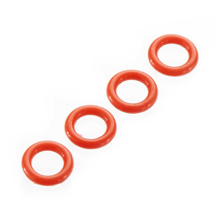 O-Ring P-5 4.5x1.5mm Red (4): ARAC7452