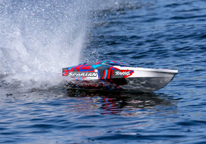 Spartan: BL 36" Race Boat w/TSM: Red