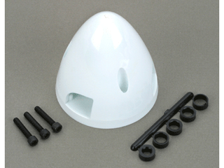 Spinner, 3 Blade, 2-1/2", White