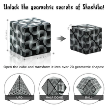 Load image into Gallery viewer, Shashibo Cube - Black and White &lt;br&gt;&lt;B&gt;(Was $25.99)&lt;/B&gt;
