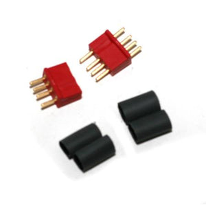 Deans Micro 4R 4 Pin Connector, Red