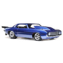 Load image into Gallery viewer, 1/10 &#39;69 Camaro 22S Drag Car, 2WD, RTD (Requires battery &amp; charger): Blue
