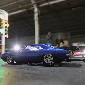 1/10 '69 Camaro 22S Drag Car, 2WD, RTD (Requires battery & charger): Blue