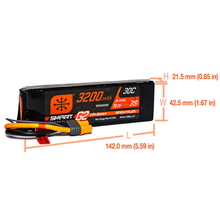 Load image into Gallery viewer, 3 Cell 3200mAh 11.1V 30C Smart G2 LiPo: IC3
