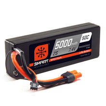 Load image into Gallery viewer, 2 Cell 5000mAh 7.4V 50C Smart G1 Hardcase LiPo Battery: IC3
