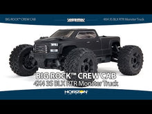 Load and play video in Gallery viewer, 1/10 Big Rock, 4WD, BLX (Requires battery &amp; charger): Black

