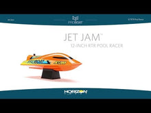 Load and play video in Gallery viewer, Jet Jam 12&quot; Pool Racer, Brushed, Orange: RTR
